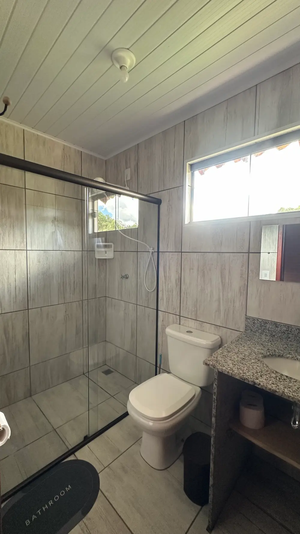 Banheiro do Chalé Uai Sô