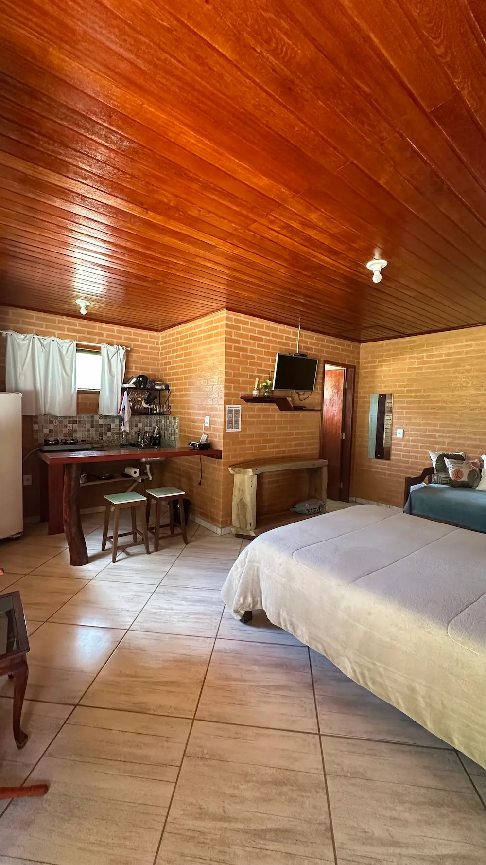 Interior do Chalé Uai Sô