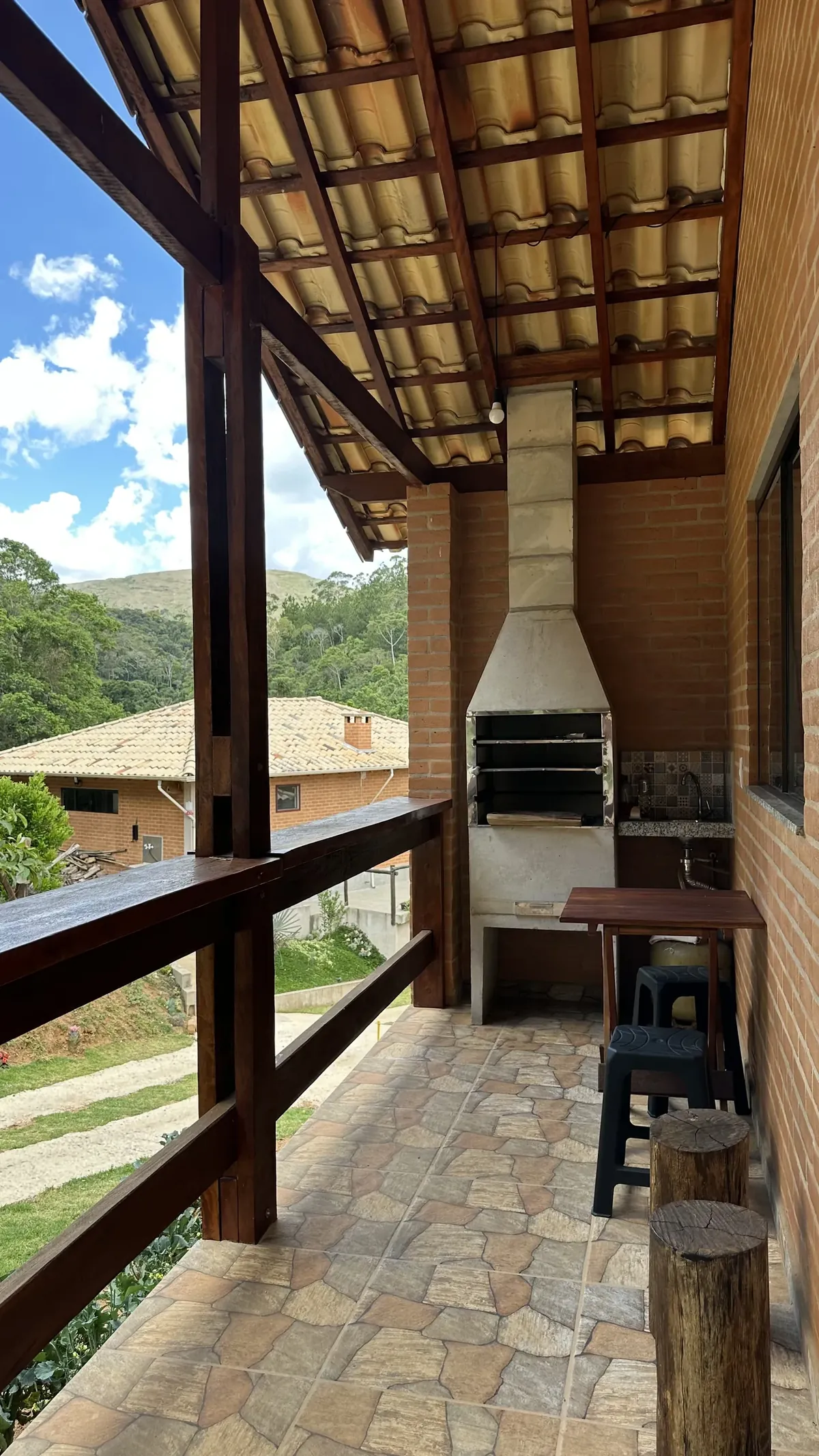 Varanda do Chalé Uai Sô